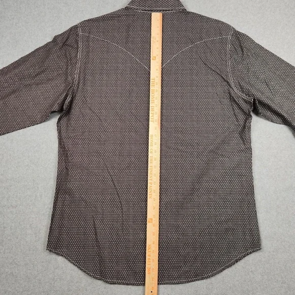 Stetson Shirt Mens 2XL Western Pearl Snap Long Sleeve Cowboy Rodeo - Picture 9 of 11